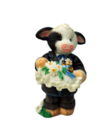 Vintage Enesco Marys Moo Moos 1995 Ring Bearer Wedding Cow Figurine 1675... - £8.55 GBP