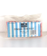 MAJOR Straight PERM RODS  Short Pink 5/16&quot; Pack of 12 Elastic Band - $5.69