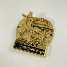 Houston Livestock Show And Rodeo Pin 1987 Youth Education Treasurer Pin ... - $210.41 MXN