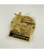 Houston Livestock Show And Rodeo Pin 1987 Youth Education Treasurer Pin ... - $210.41 MXN