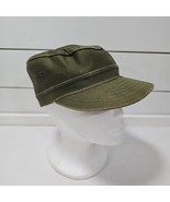 Military Field Hat 1950s Louisville Cap Corp Size 6 7/8 Spring Up Vtg - €17,03 EUR