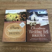 The 12 Brides Of Prairie Summer 1 &amp; Christmas 3 Wedding Bell Set Lot - $9.89