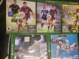 Lot Of 5 Xbox One Games, Fifa 15, 16, 17, 18 &amp;19 / Very Good Complete - £10.81 GBP
