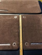 Porsche floor matts in Brown Set of 3 image 7