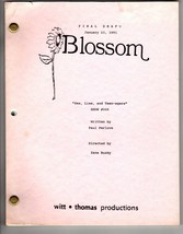 *Blossom - Sex, Lies, And Teenagers Final Draft Script 01/23/91 Season 1, Ep. 5 - £59.95 GBP