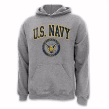 U.S. Navy Vintage Block Logo Hoodie  NEW Fast Free Ship - £37.06 GBP+