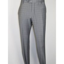 Men Suit BERLUSCONI Turkey Italian Wool 180's Glenn Plaid K230-12 Gray Blue image 12