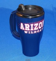 Arizona Wildcats 16 Ounce Roadster Durable Plastic Travel Tumbler Coffee Mug Cup - £4.54 GBP