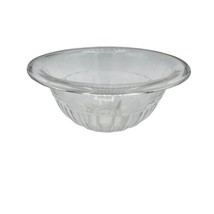 Federal Clear Depression Small Glass 6&quot;x3&quot; Wide Ribbed Mixing Nesting Bo... - $13.98