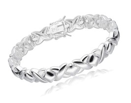 Sterling Silver XOXO Hugs and Kisses Bracelet, 7 - $329.20