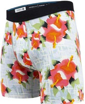 Stance Floroha Hibiscus Floral Grid Cotton Blend Boxer Briefs Men&#39;s S NWOT - £18.37 GBP