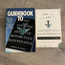 2 BOOK LOT: Zen &amp; the Art of Motorcycle Maintenance &amp; Guidebook! Robert Pirsig - £7.86 GBP
