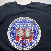 NHRA shirt Men Sz 2XL Vern Moats 52 Years 551 TA/FC Champ Racing 2009 46... - £16.47 GBP