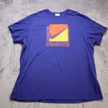Nike Tee Shirt Adult XXL Purple Casual Short Sleeve Athleticwear Retro Womens - £8.55 GBP