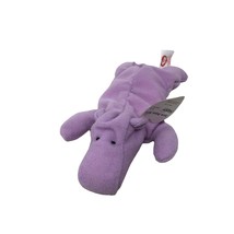 NWT McDonald&#39;s Ty Teenie Beanie Baby Happy the Hippo Hippopotamus Purple - $10.29