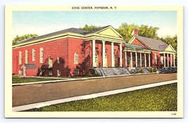 Postcard Civic Center Potsdam New York NY - £3.55 GBP