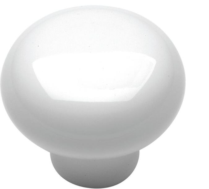 Hickory Hardware P630-W 1-3/8&quot; English Cozy Cabinet Knob - White - $1.97
