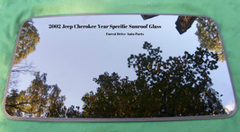 2002 JEEP CHEROKEE OEM YEAR SPECIFIC SUNROOF GLASS 100% NO LEAK  FREE SH... - £120.39 GBP