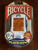 Bicycle Blackjack &amp; Deuces Wild Illuminated Touch Screen Hand Held Game NEW - £7.39 GBP