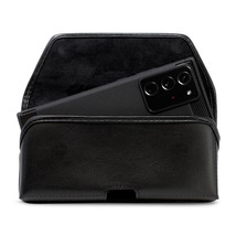 Samsung Galaxy Note 20 Ultra Belt Holster Pouch Leather w/ Belt Clip Horizontal - £29.56 GBP