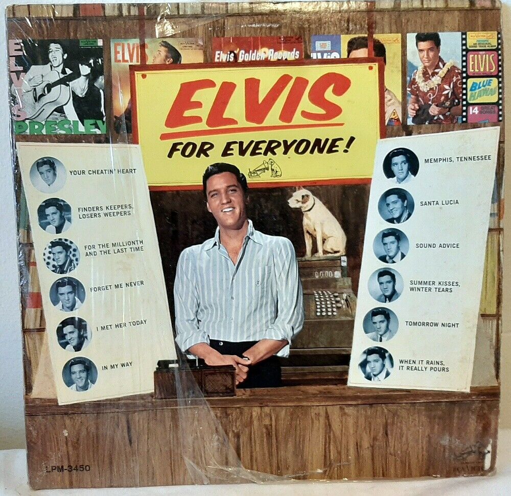 Primary image for Rare Elvis Presley Elvis for Everyone RCA Victor Mono LPM 3450