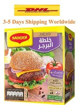 MAGGI Burger Mix Spices Seasoning Herbs For Meat Burger 12 Pcs ماجى خلطة البرجر - £51.44 GBP