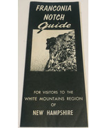 Vintage Franconia Notch Guide Brochure New Hampshire BRO11 - £8.53 GBP