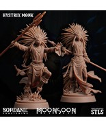 3D Printed Sordane Publishing Hystrix Monk Moonsoon 28 32mm D&amp;D - $157.12 MXN+
