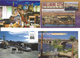 Post Cards 11 Count Las Vegas London Bridge Route 66 BHC Laughlin - £6.25 GBP