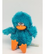 Christmas Lester Looney Bird Plush Stuffed  Blue Fuzzy Duck Russ Berrie ... - £22.03 GBP