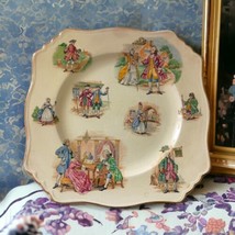 Royal Winton Grimades Lunch Plate Colonial Courting Couples Gainsborough... - £19.54 GBP