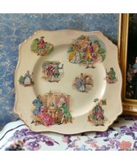 Royal Winton Grimades Lunch Plate Colonial Courting Couples Gainsborough... - £19.75 GBP