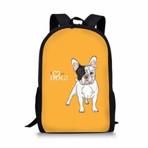 I Love My Dog Custom Bag School Bags for Boys Girls Cute Boxer Dog Student Child - £150.95 GBP