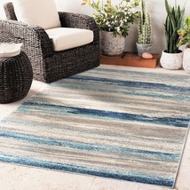 Luxe Weavers 7501 Modern Abstract Area Rug, Blue / Size 8X10 - £169.90 GBP