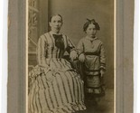 Woman &amp; Girl Made From Tintype Photo Heckman Photographer Fort Recovery ... - £21.75 GBP