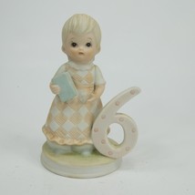 Lefton Christopher Collection Birthday age 6 Figurine 03448F  WJHZF - $6.00
