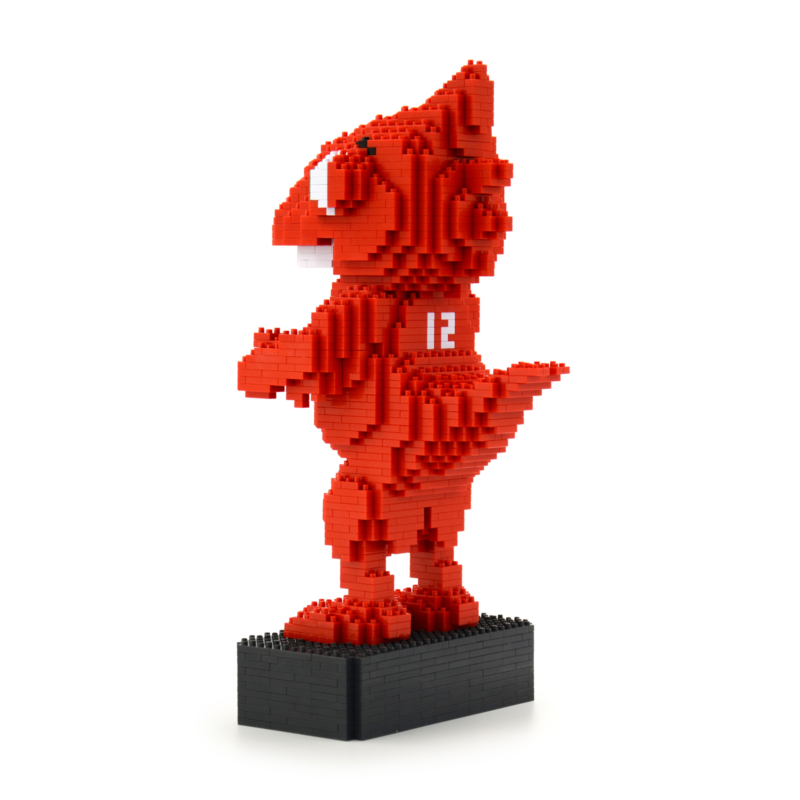Mighty Red (LFC Mascot) Brick Sculpture (JEKCA Lego Brick) DIY Kit Item image 4