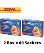 2X CLEAROGOUT Gout Therapy (30 sachets) Prevent Urates Uric Acid Crystal... - $99.56 CAD