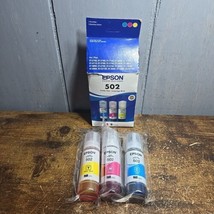 EPSON T502 EcoTank Genuine Ink Ultra-high Capacity Bottle Color Combo Pack - £18.00 GBP