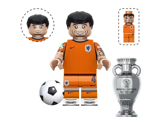 SM Virgil Van Dijk Soccer player World Cup V3 Custom Minifigures  - $7.80