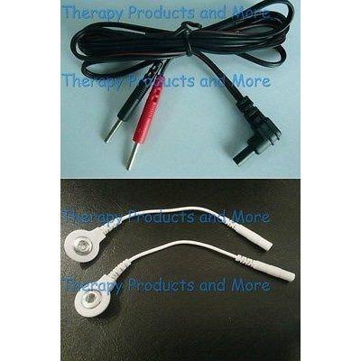 Replacement Electrode Cables Wires for AURAWAVE Massager -Use Snap OR Pin Pads! - $12.79