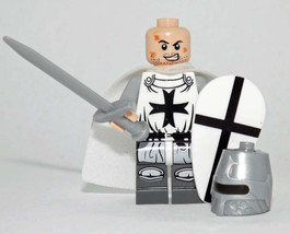 Building Block Knight Teutonic soldier Castle army crusades Minifigure Custom - £4.78 GBP