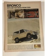 1967 Ford Bronco Vintage Print Ad Advertisement pa13 - £8.55 GBP