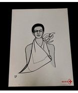 Vtg American National Red Cross Basic First Aid Drawing 2 Side Ephemera ... - $39.99