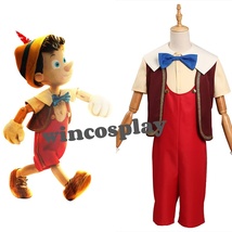 Pinocchio Pinocchio Cosplay Costume Halloween Outfits Carnival Suit - $80.50