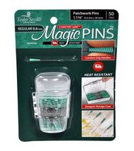 Taylor Seville Magic Pins Patchwork Regular Pins 50pc - $13.95