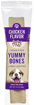 [Pack of 4] Loving Pets Grain Free Yummy Bones Chicken Flavor Filled Chew 1 c... - £20.16 GBP