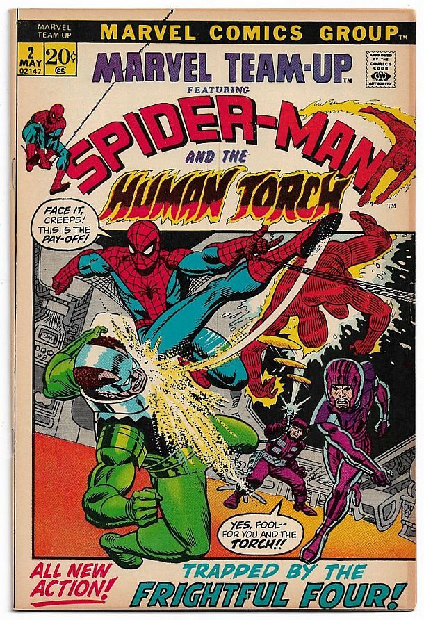 Marvel Team-Up #2 (1972) *Marvel / Spider-Man / Human Torch / Frightful ... - $26.00