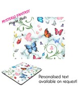 Butterfly Flower Artistic Inspired Personalised Mouse Pad-Mouse Mat. - $41.16 CAD