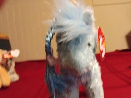 Ty Beanie Babies CHARMING The Blue Horse With Fluffy Mane And Tail - £11.98 GBP